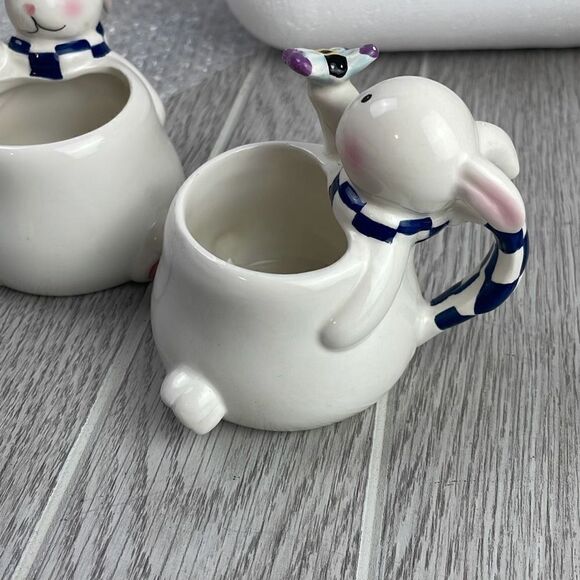 Mercuries Easter Bunny Tea Cup & Napkin Partial Set - Picture 12 of 12